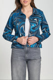 Printed Denim Jacket