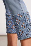 TRIBAL AUDREY PULL-ON SLIM JEAN WITH EMBROIDERY