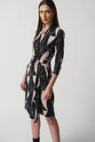 Joseph Ribkoff Sleek & Sophisticated Wrap Dress