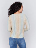 Charlie B Lightweight Space Dye Yarn Sweater