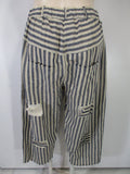Paper Lace Blue Striped Pants