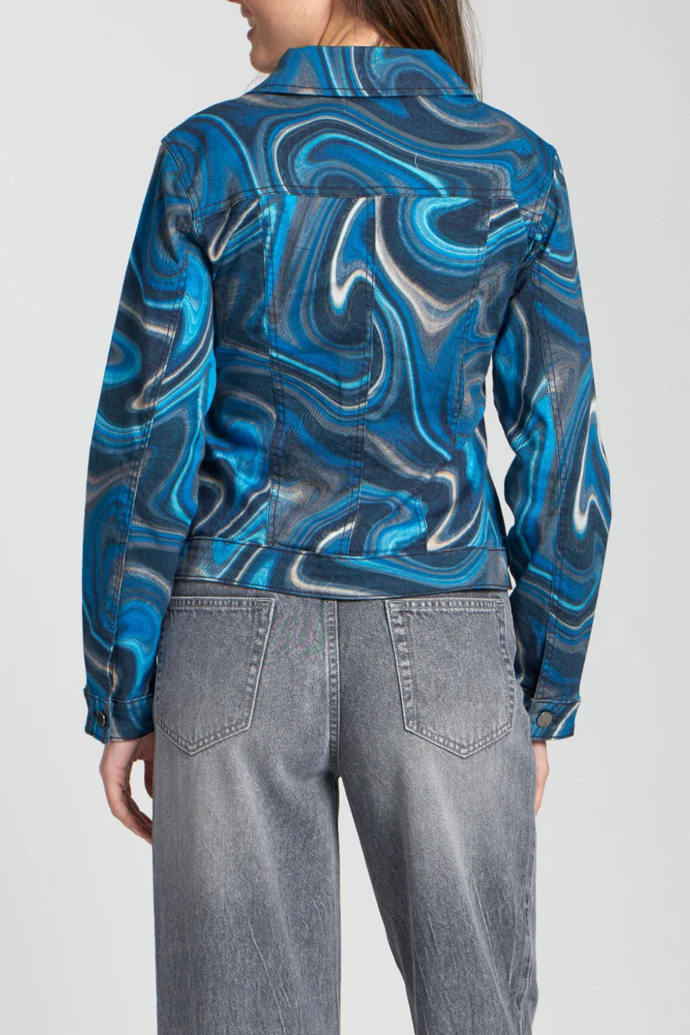 Printed Denim Jacket