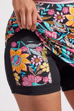 Printed Pull-On Skort with Pockets