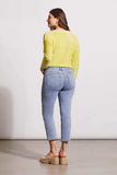 AUDREY CROP JEANS WITH EMROIDERY