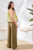 Tribal Top with  Balloon Hem