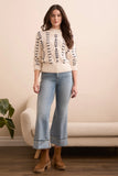 Tribal Cable Knit Sweater