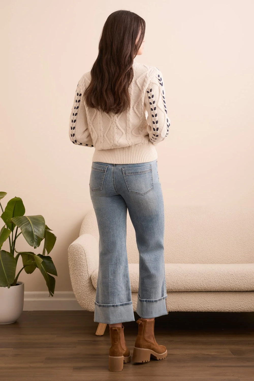 Tribal Cable Knit Sweater