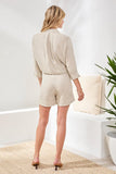 Crosshatch Embroidered Shorts by Tribal