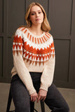 Beautiful Tribal Sweater w/ Stud Detail