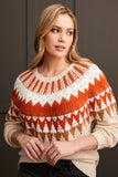 Beautiful Tribal Sweater w/ Stud Detail