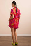 Tropical Print Camp Shirt